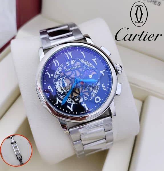 LATEST BRANDED CARTIER FIRST COPY MEN'S WATCH 4