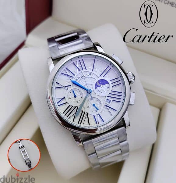 LATEST BRANDED CARTIER FIRST COPY MEN'S WATCH 6