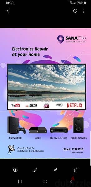 SONY SAMSUNG LG SMART NORMAL LED LCD TV RAPAIRING 1