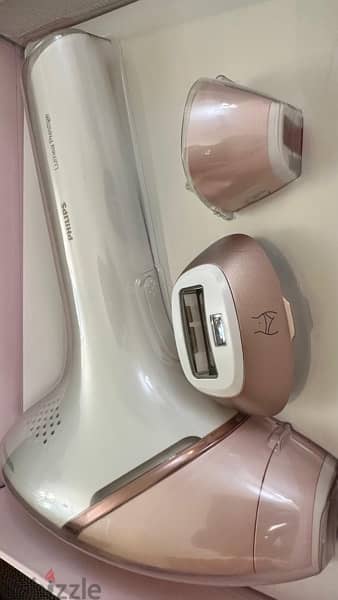 Philips LUMEA SERIES Cordless IPL Hair Removal Device,Gold/White 8