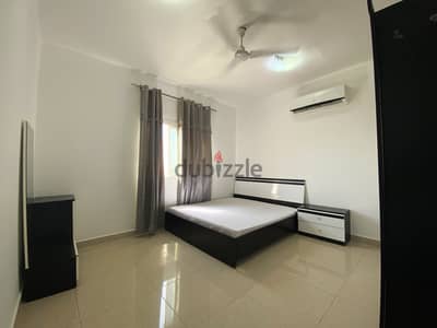 Fully Furnished spacious room with attached bathroom in Al Ghubrah