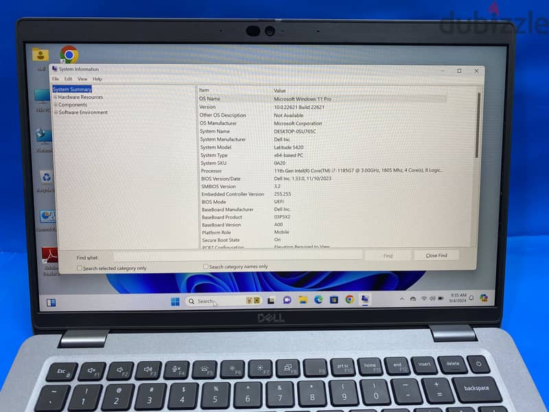 DELL LATITUDE 5420 TOUCH SCREEEN i7-16RAM-512GB SSD-**----** 9