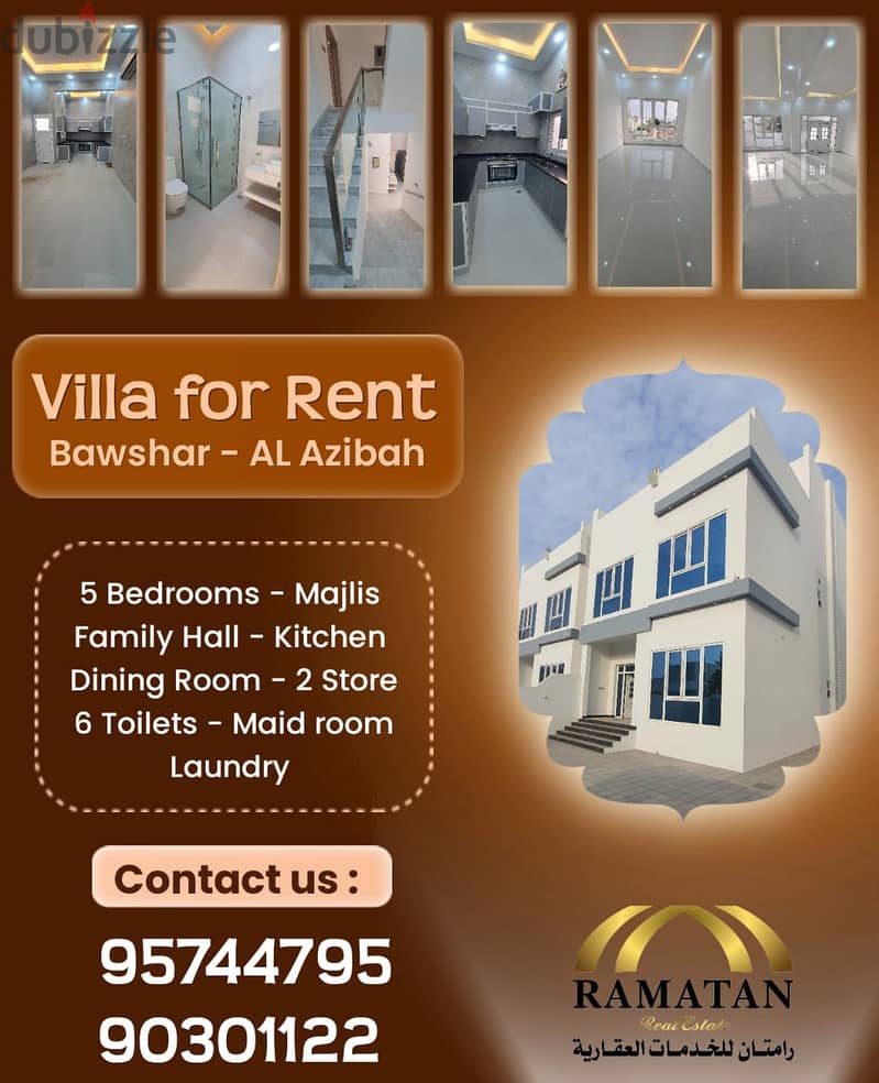 RV67 - 5 BHK BRAND NEW MODERN VILLA IN AZAIBAH 1