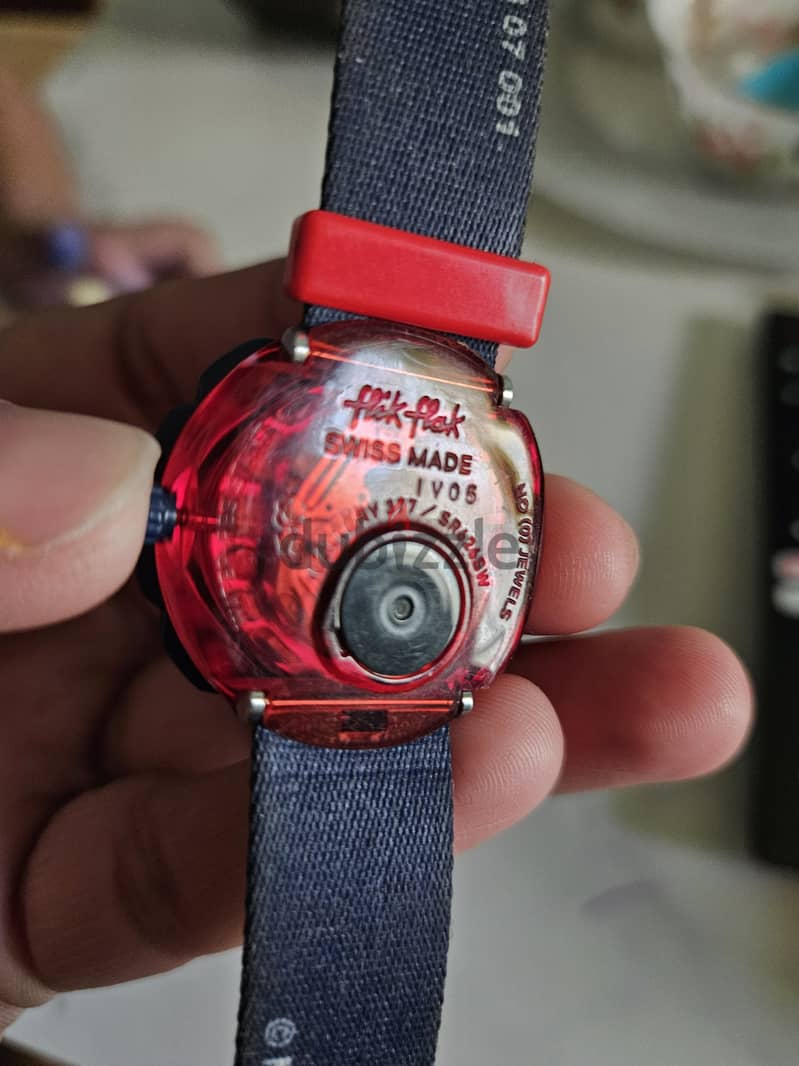 Flik flak spider man watch from swatch brand 1