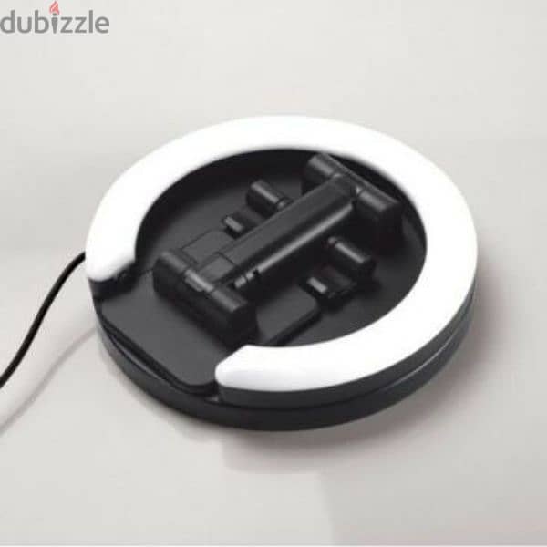 Desktop Ring Light with phone holder 4