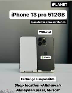 iphone 13 pro 512Gb Nonactive amazingcondition best price zero scratch