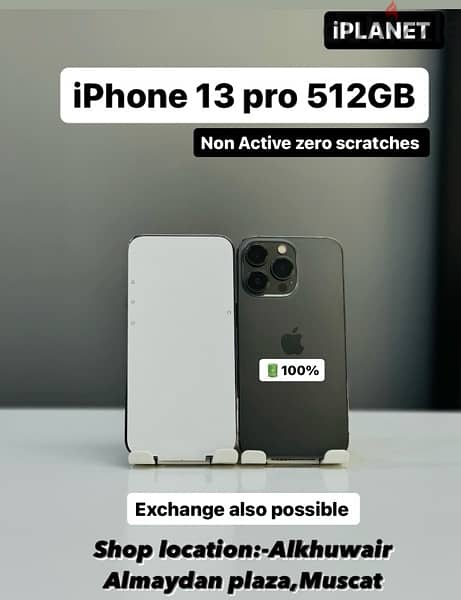 iphone 13 pro 512Gb Nonactive amazingcondition best price zero scratch 1