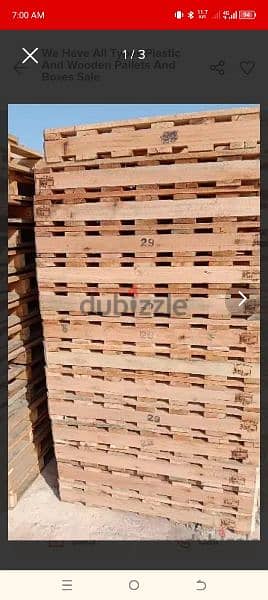 we have all kinds pallets and boxes sale and buying 3