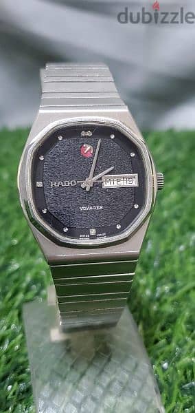 Rado Voyager Vintage 1980s automatic 25-jewels Swizz made mens watch 0