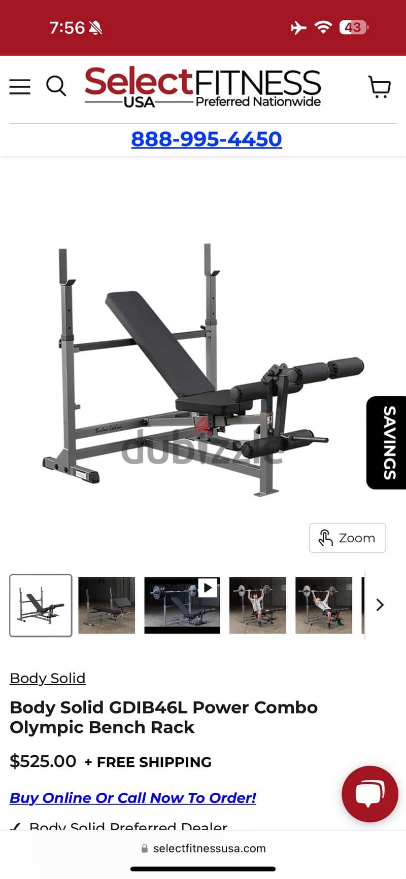 Body Solid Bench Press with Leg Attachment 1