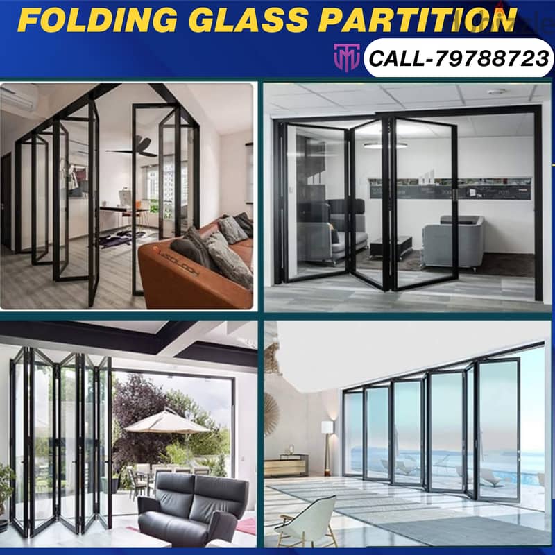 ⏩We do all kinds of glass work Fixing,Repair,Partition,Structural Glaz 2