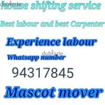 Muscat Mover packer shiffting carpenter furniture TV curtains fixing