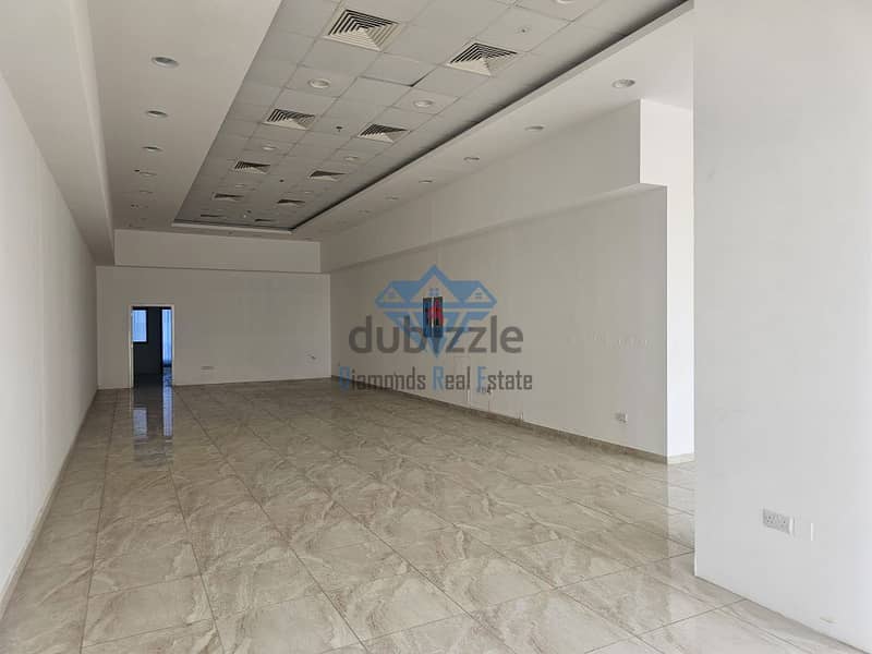 #REF1162  270 sqm Ground Floor Showroom for Rent in Ghala, Muscat 1