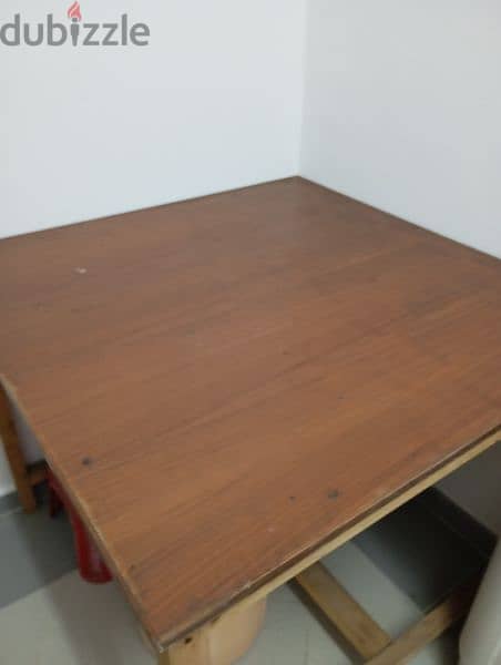 wood table nice condition urgent sale 1