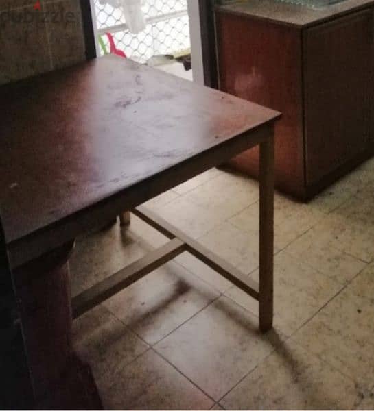 wood table nice condition urgent sale 2