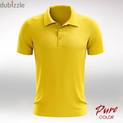 Yellow polo t shirt