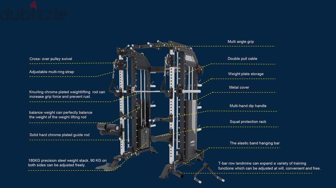 MBEL Commercial All In One Functional Trainer IBL-X9A 2