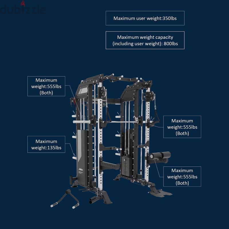 MBEL Commercial All In One Functional Trainer IBL-X9A 3