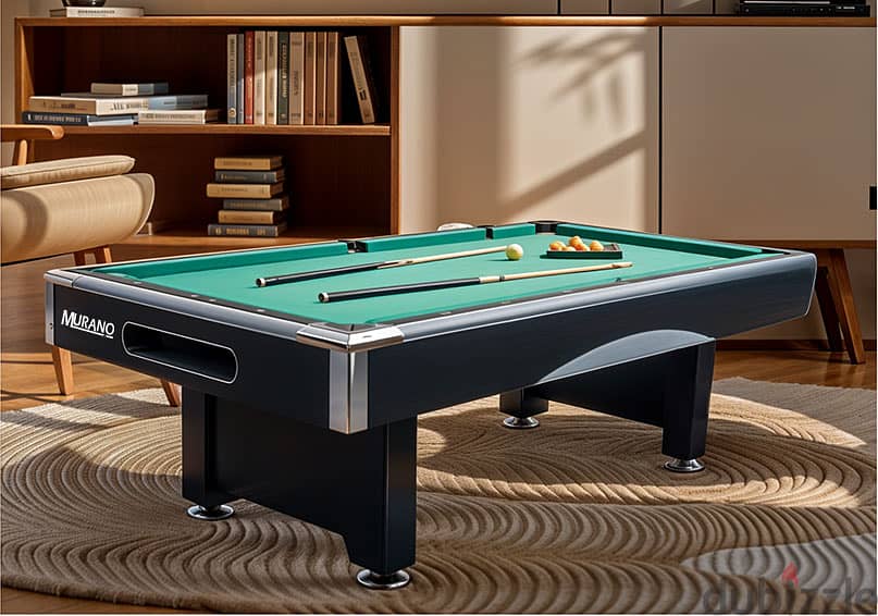 Murano Wooden Pool/Billiard Table, 7 Feet 2