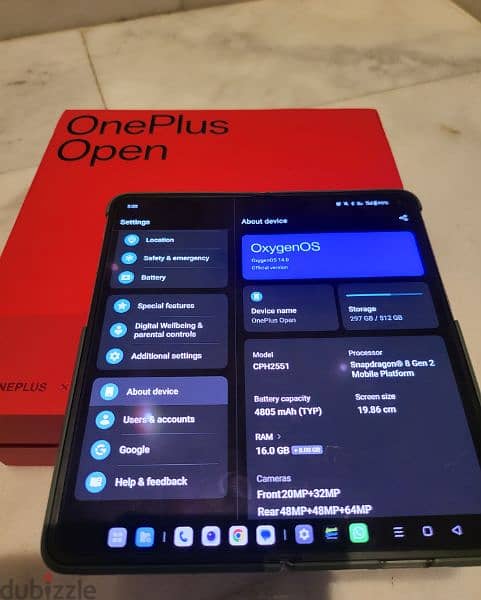 OnePlus Open (Used) – Green – Excellent Condition – Muscat 0