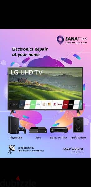 led lcd tv rapairing home sarvice all muscat 2