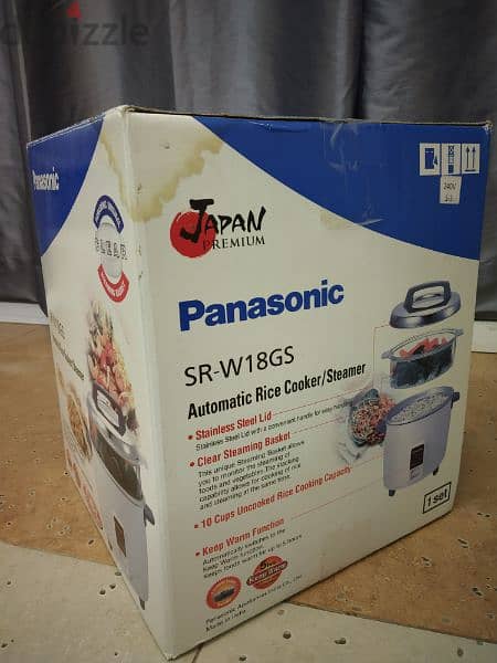 Panasonic SR-W18GS 1.8 litres Automatic Rice Cooker Steamer 3