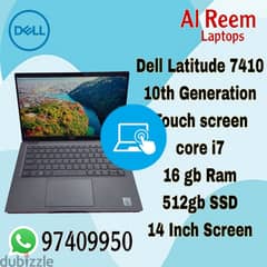 DELL LATITUDE 7410 2-1 X360 TOUCH SCREEN 10th GENERATION CORE-i7 10th 0