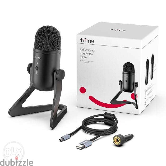 Fifine Podcast USB Microphone K678 (Packed New) 0
