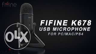 Fifine Podcast USB Microphone K678 (Packed New) 6