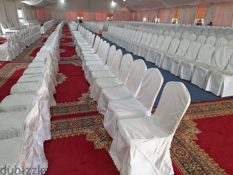 VIP CHAIRS WITH COVER FOR RENT / كراسي VIP للإيجار 1