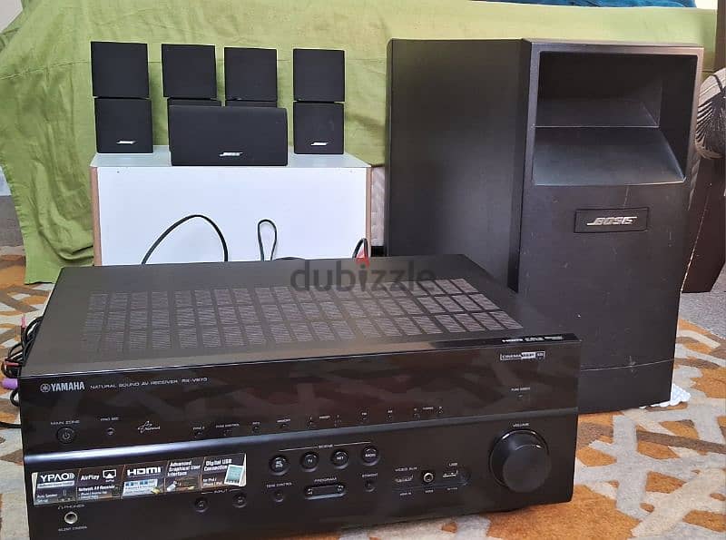 Bose AM10 series IV and Yamaha 7.2 AVR 0