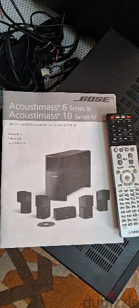 Bose AM10 series IV and Yamaha 7.2 AVR 1