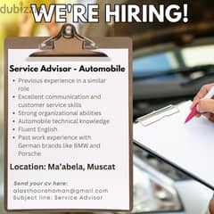 Automotive Service Advisor