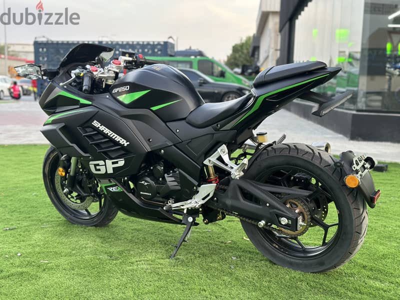 SHARMAX GP 250 WITH WARRANTY (sport bike دراجة نارية رياضية سوبر بايك) 1