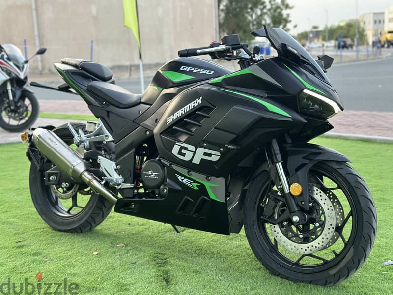 SHARMAX GP 250 WITH WARRANTY (sport bike دراجة نارية رياضية سوبر بايك) 3