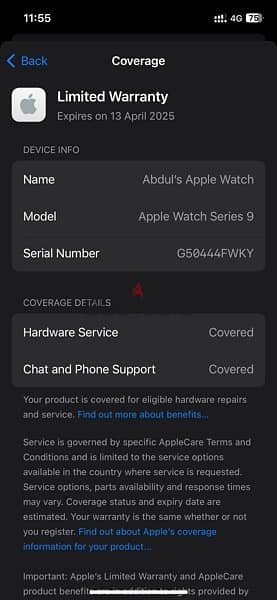 APPLE WATCH SERIES 9 45mm 5