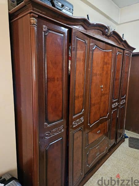 6 door wooden cupboard for sale 1