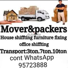 Profesional Mover Carpenter House villa Office shifting furniture fix