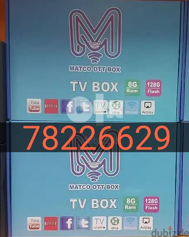 Blue model android boxe all country channels work 2