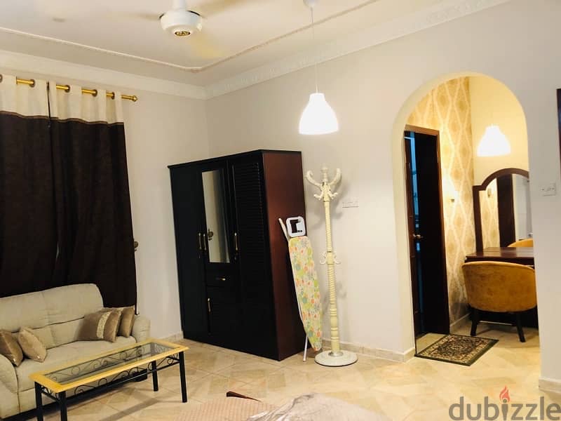 fully furnished studio room for rent al Azaiba al Meera hyper market 3