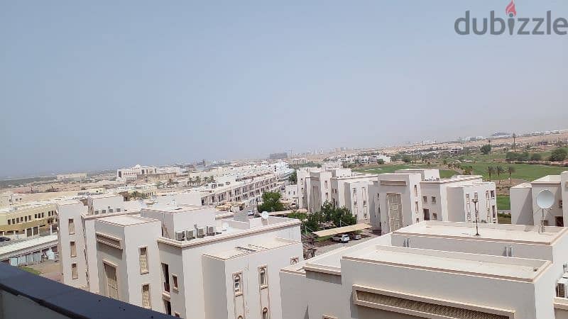 2 bhk flat with 6th floor very gòod  view for rent in muscat hills 13