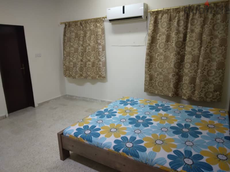 Furnished rooms, studio, 1bhk near makkah hypmkt lulu ghubra Just 120 2