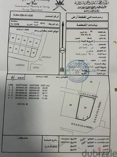 أرض للبيع في بركاء الهرم شمال جميع خدمات متوفرة