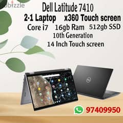 DELL TOUCH SCREEN 10th GEN CORE I7 16GB RAM 512GB SSD 14 INCH TOUCH