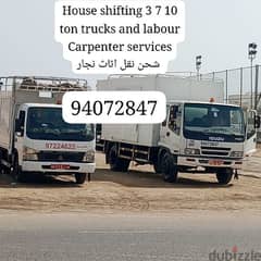 3, 7, 10 ton trucks, carpenter, labour  [contact or Watsapp 97224622]