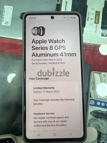 Apple Watch Series 8  41 MM    WITH COLOR 2