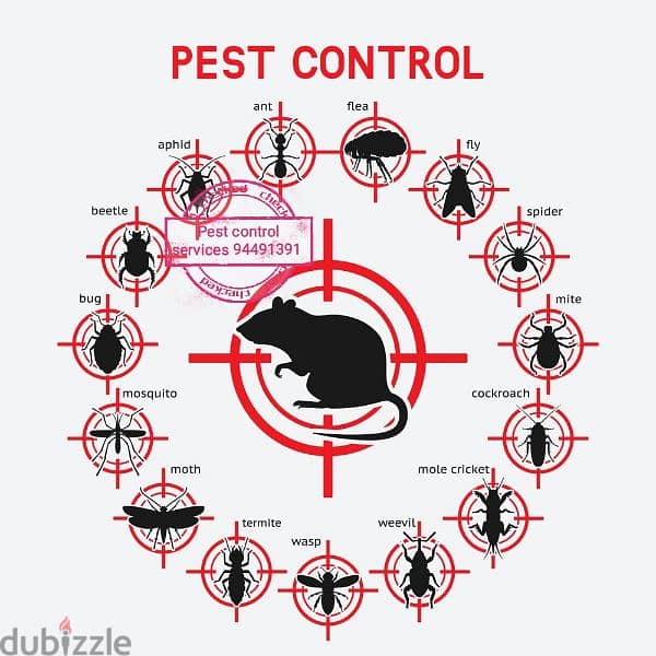 We have professional pest control service's & fogging also have 6