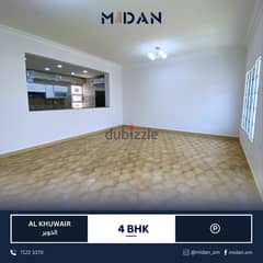 AL KHUWAIR | BEAUTIFUL FIRST FLOOR 4 BR APARTMENT