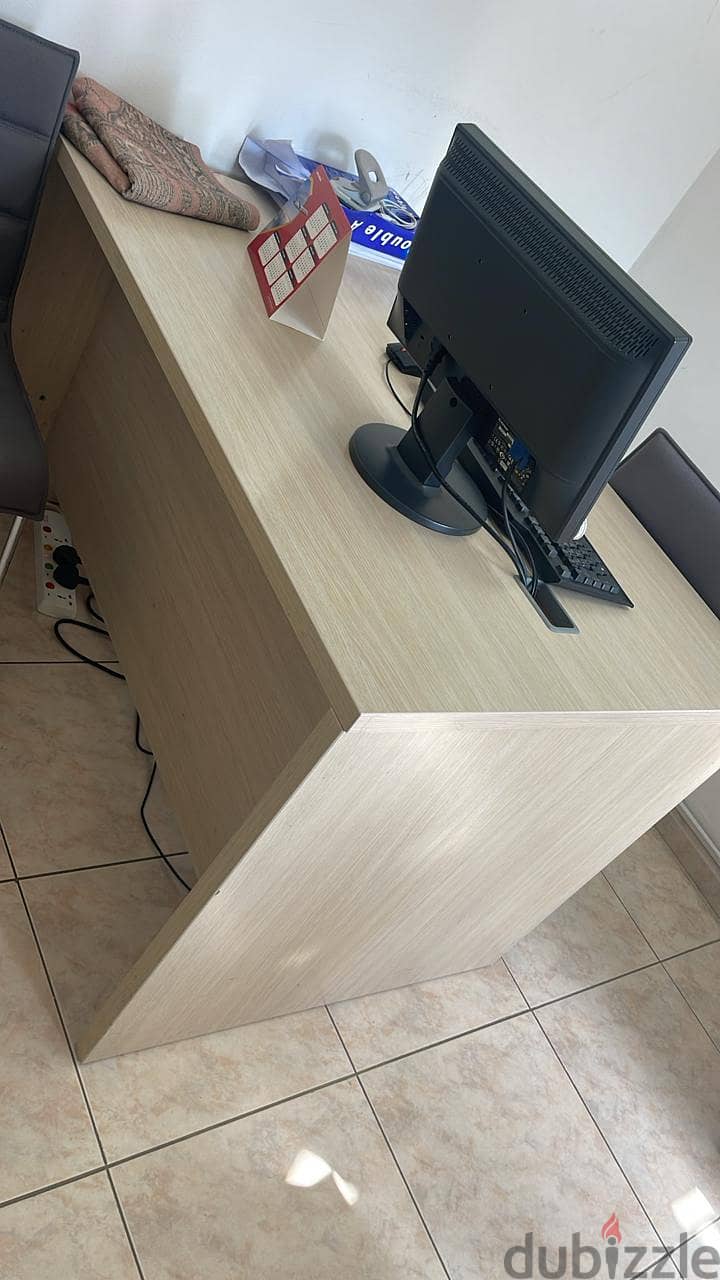 offfice table,chairs and cupboard with excellent condition for sale 2