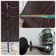 fishing rod reel and machine